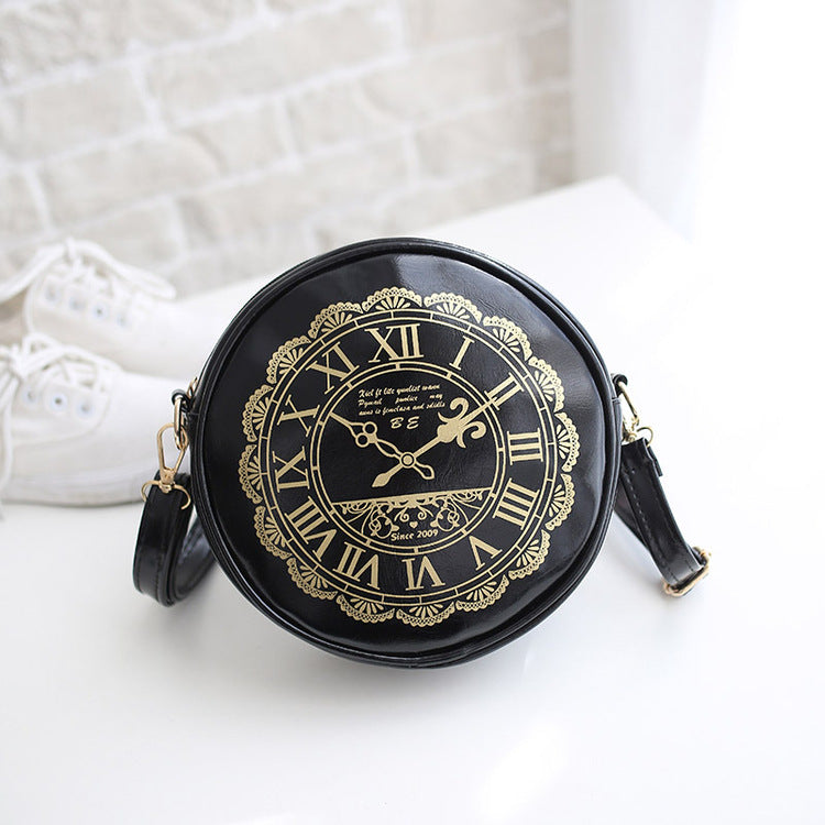 Small Round Bag Graffiti Retro One-shoulder Diagonal Women's Bag