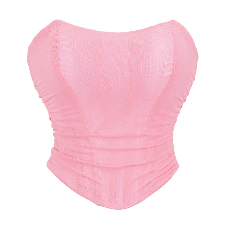 New Style Black Breathable Mesh Top