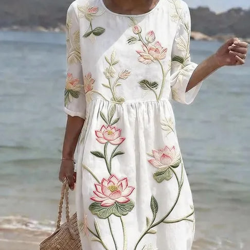 Colorful Abstract Variety Homemade Pattern Dress