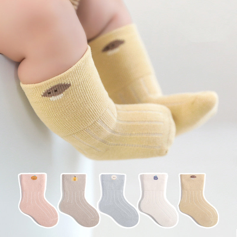 Keep Warm Newborn Baby Socks Pure Cotton