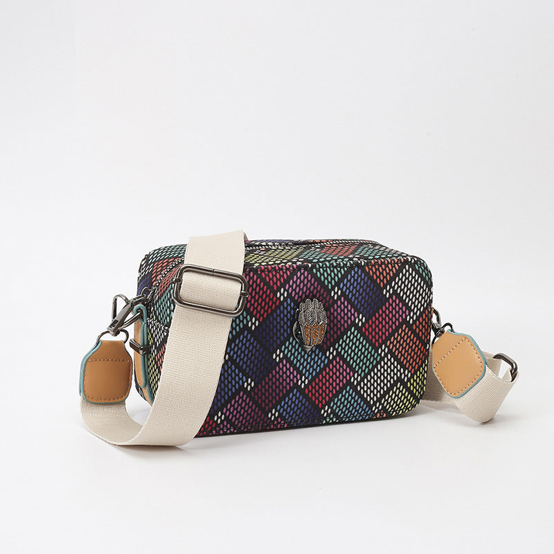 Camera Bag Fashionable All-match Colorful Eagle Head Wide Shoulder Strap High Sense