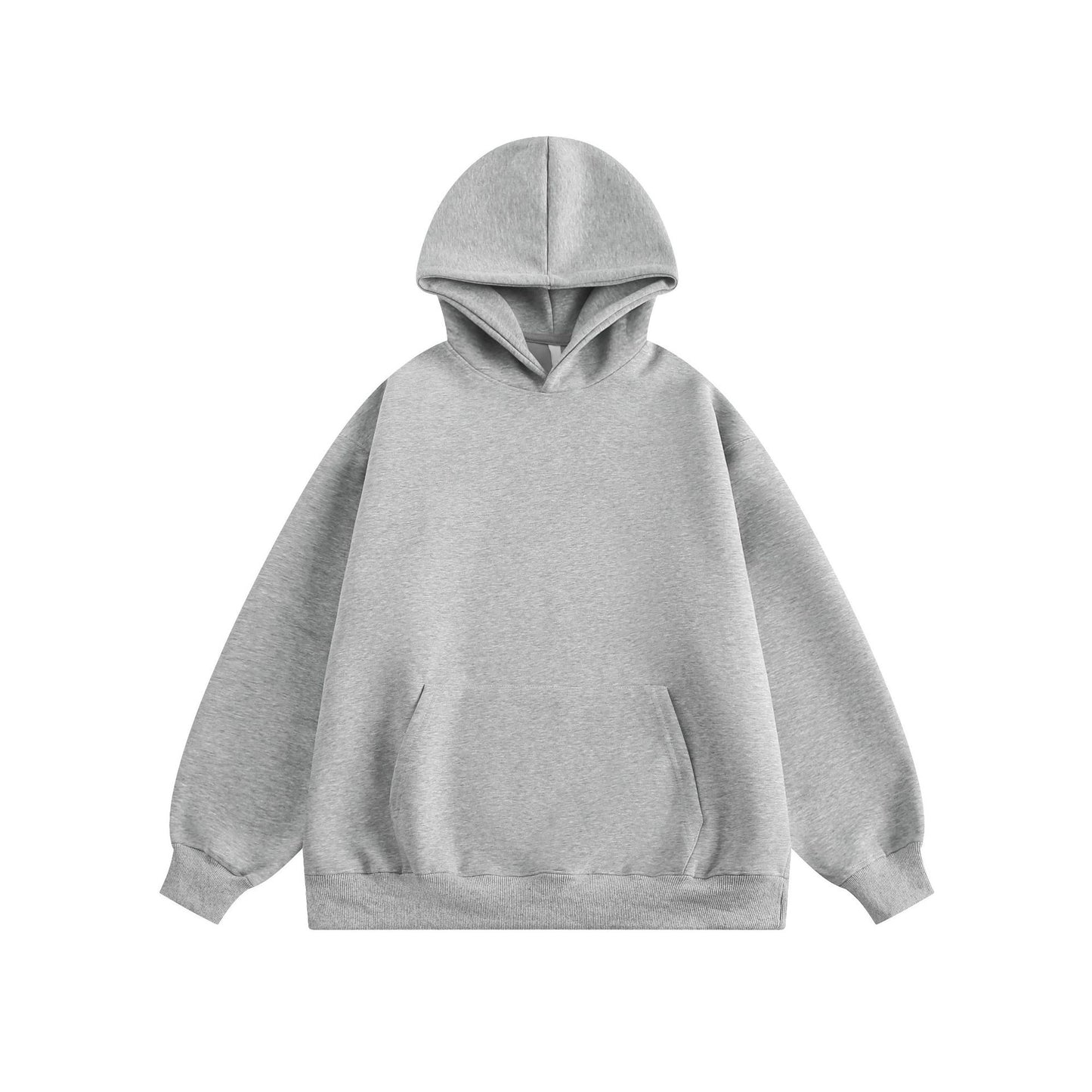 New Couple Simple Pullover Women's Clothing Solid Color All-match Hoodie