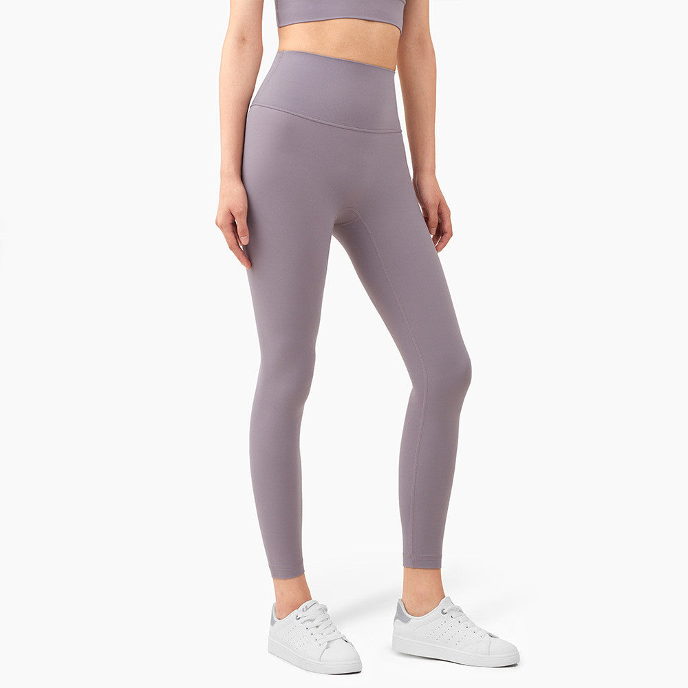 Yoga Pants Skin-friendly Nude High-waisted Peach Hip-lifting Tights Fitness Pants Women