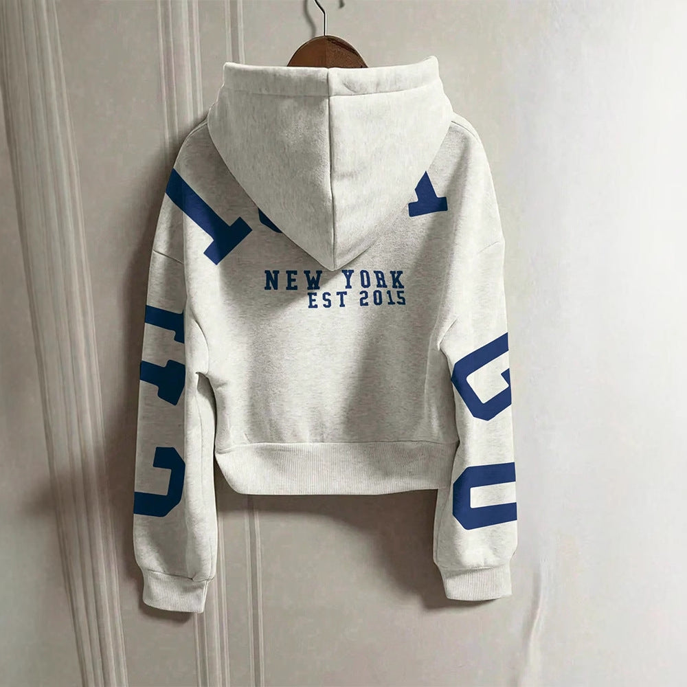 Kvinder Afslappet Mode Print All-match Top