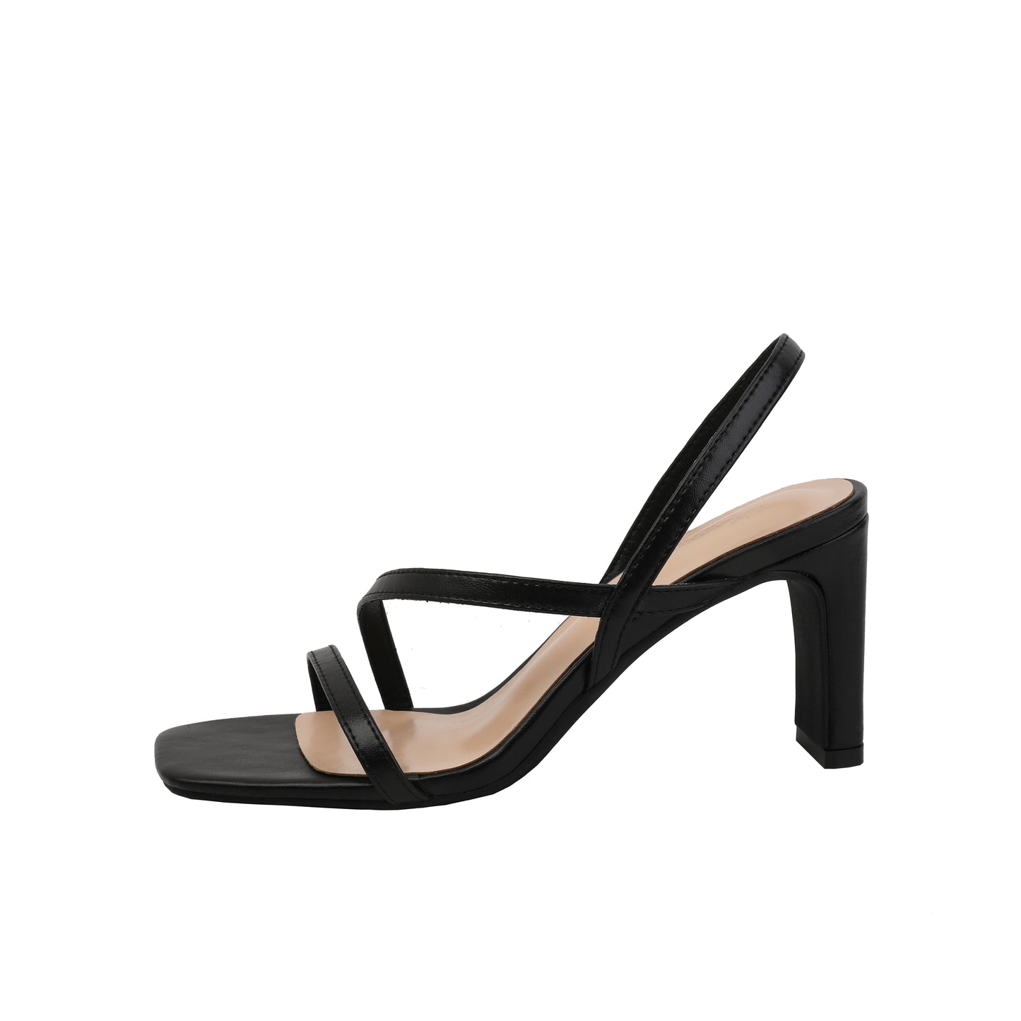 Solid Color Fashion Trend Mid Heeled High Heels