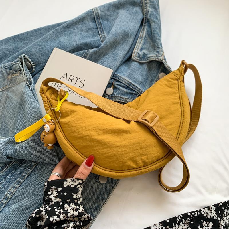 Women's Fashionable Lightweight And Versatile Casual Shoulder Canvas Bag