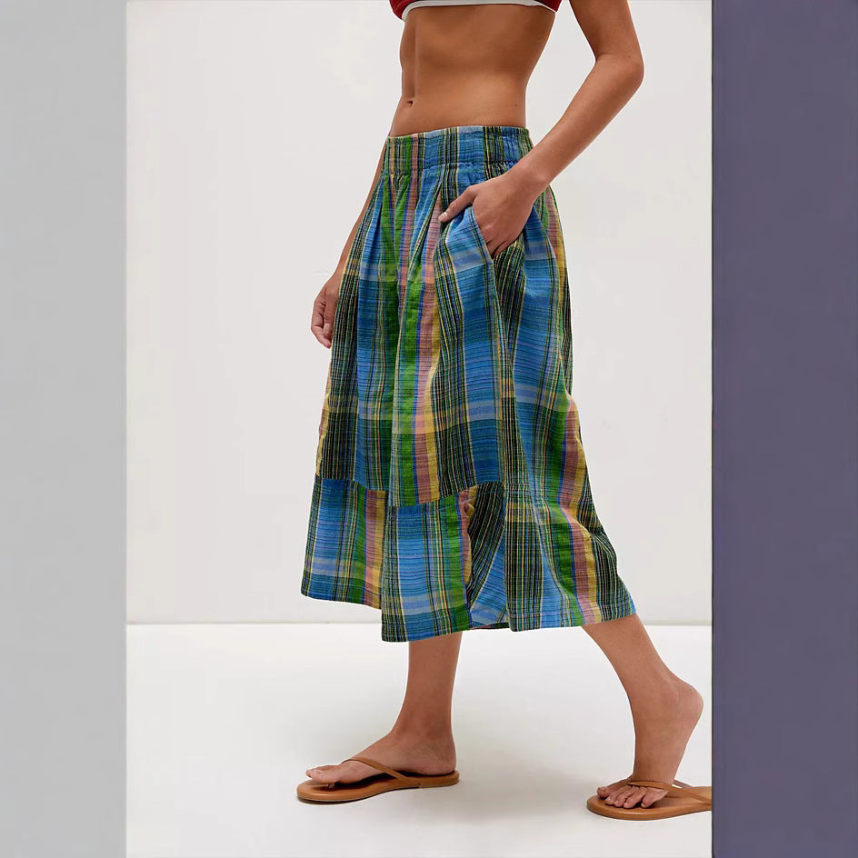 Comfortable, Casual Multicolor Striped Womens Lounge Pants