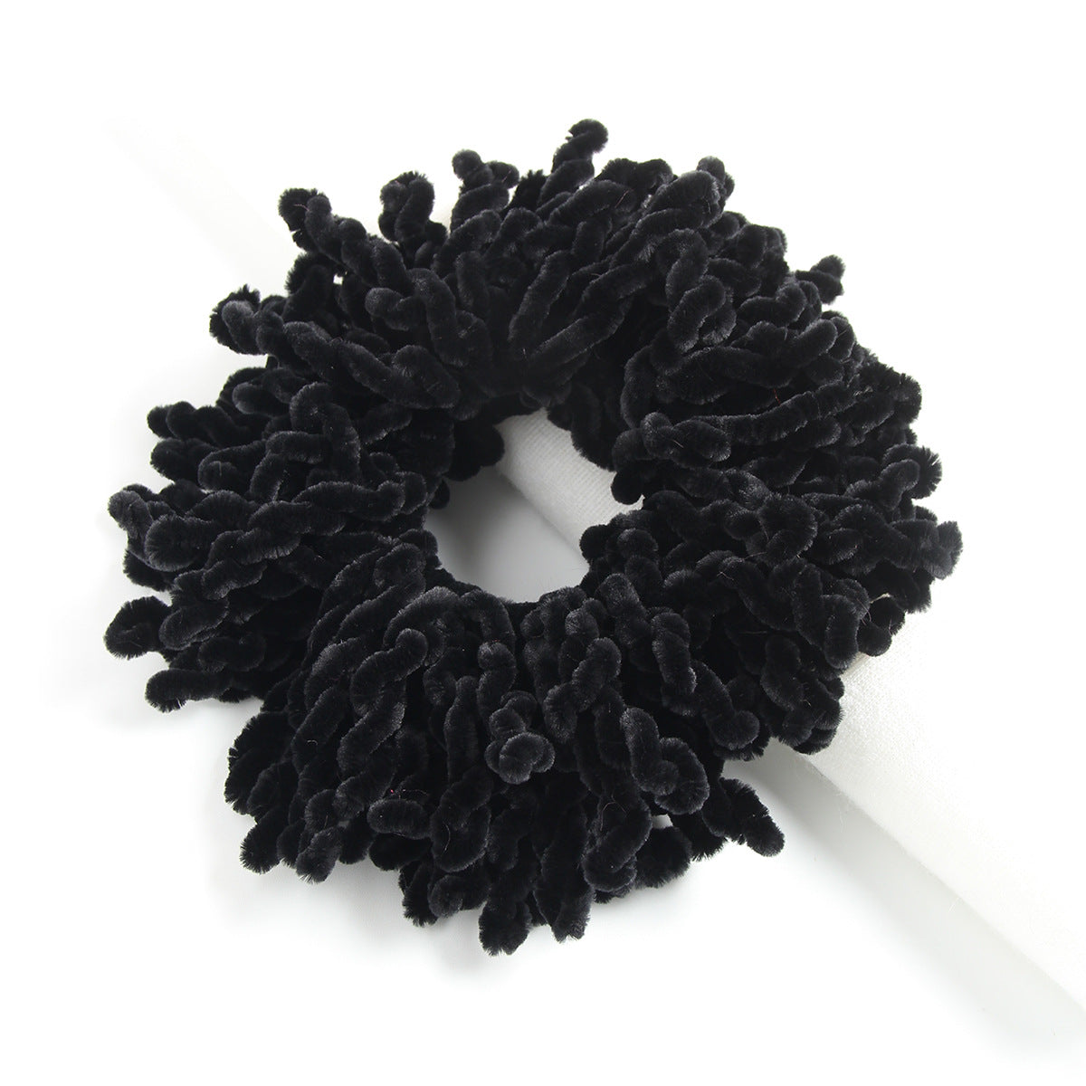 Women's Fashion Gold Velvet Ethnic Hair Accessories