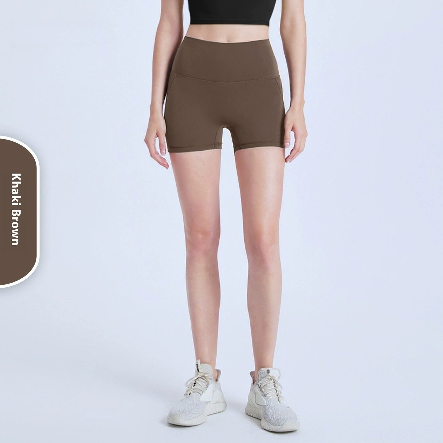 High Waist Reversible Three-quarter Pants Yoga Pants