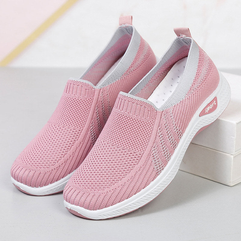 Women's New Style Breathable Fly Woven Casual Soft Sole Cloth Shoes