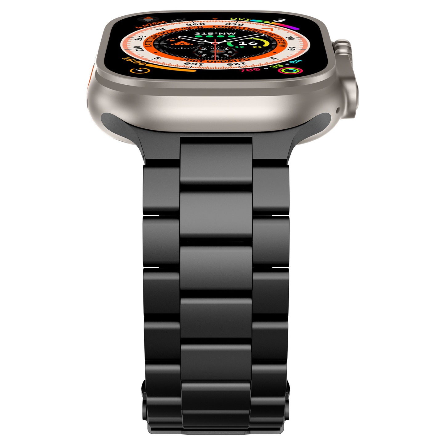 Suitable For Agpple Watch S10 Titanium Alloy Three-bead Strap