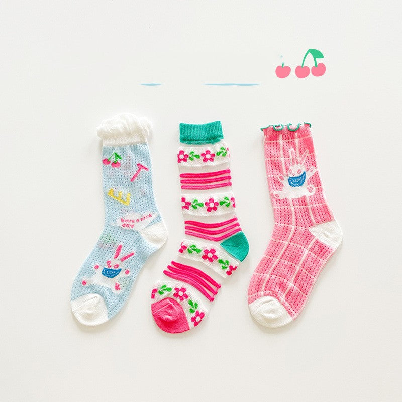 Illustration Wind Cass Socks Cotton