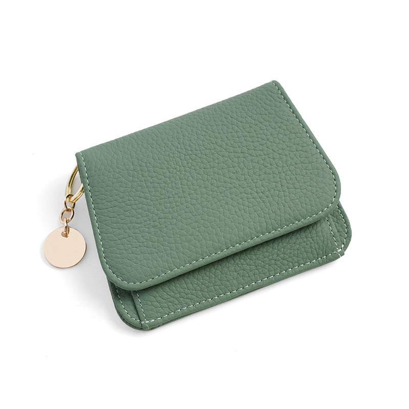 Solid Color Women's Fashion Zipper Coin Purse