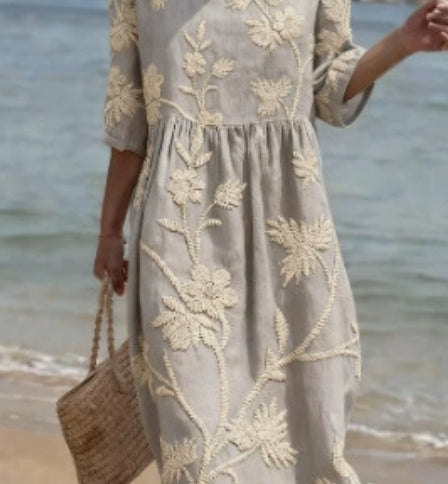 Casual Printed Temperament Long Skirt Girl