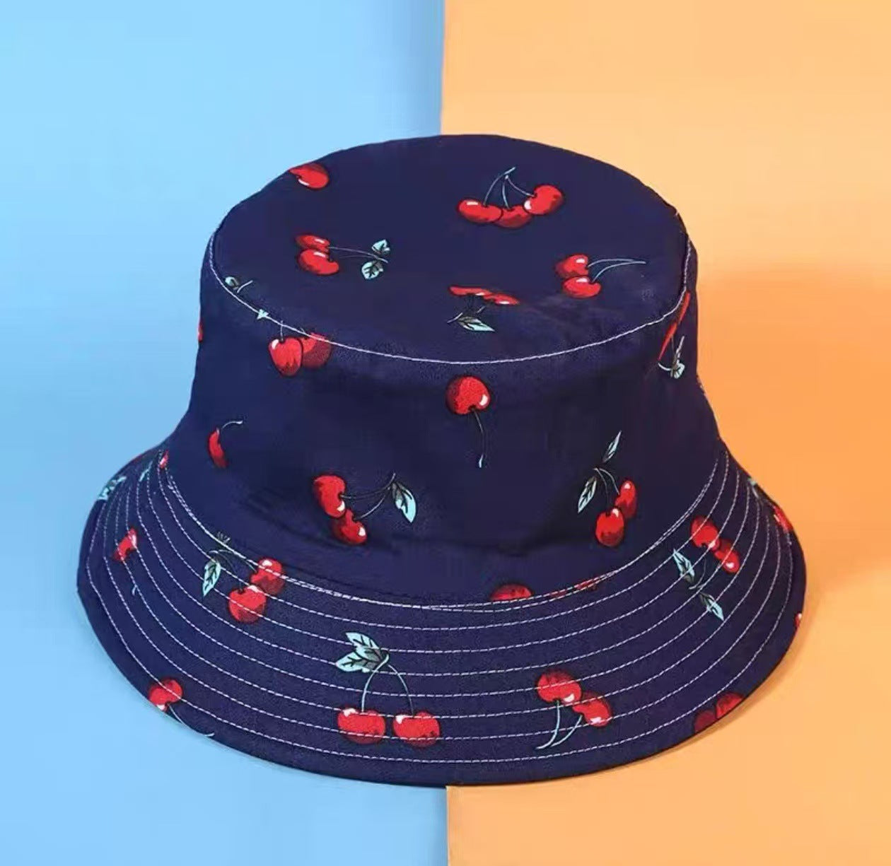 Creative Pattern Series Double-sided Wear Sunshade Breathable Bucket Hat
