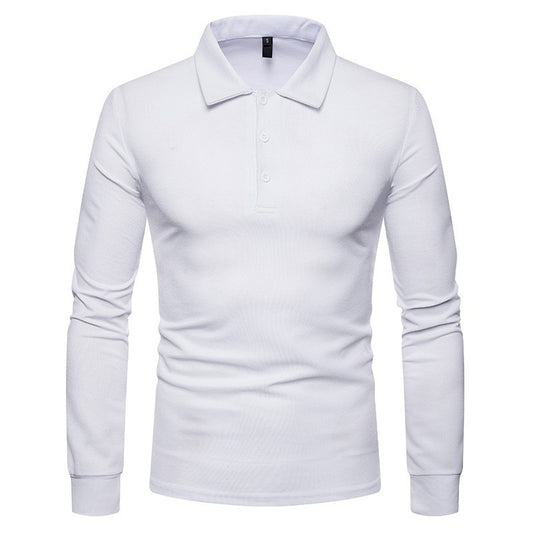 Men's Color Lapel Slim Fit Casual Long Sleeve