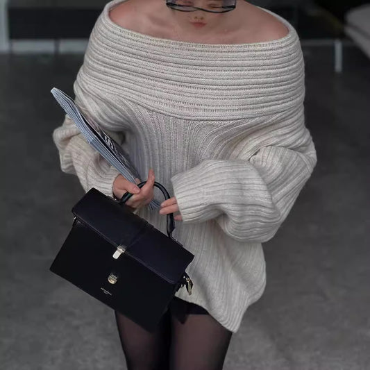 Women's Fashion Loose Casual Knitwear Sweater
