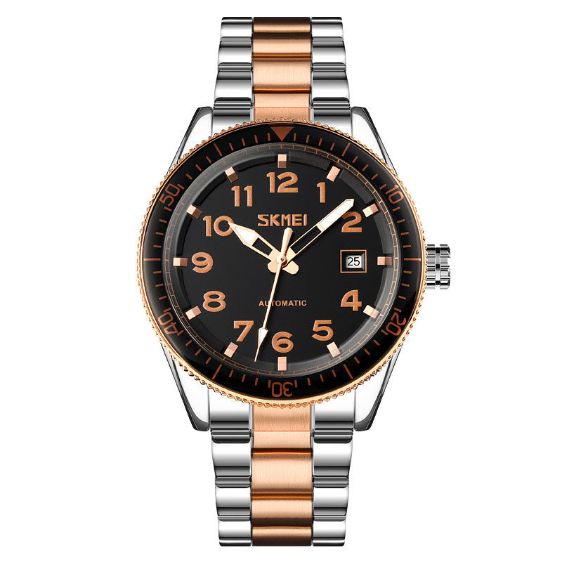 Fully Automatic Quartz Watch With Student Waterproof Transparent Bottom
