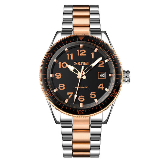 Fully Automatic Quartz Watch With Student Waterproof Transparent Bottom