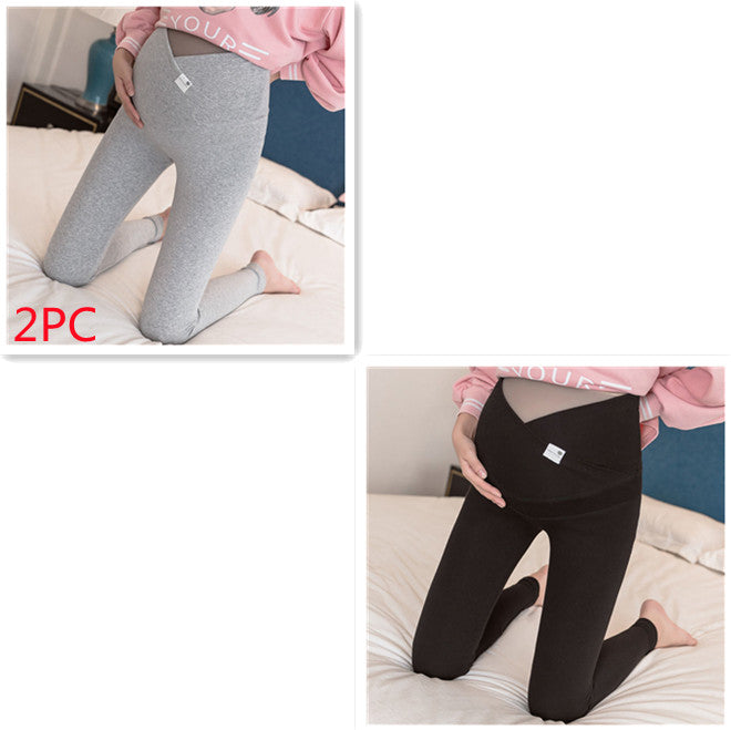 Casual Pregnant Women Low Waist Thin Leggings