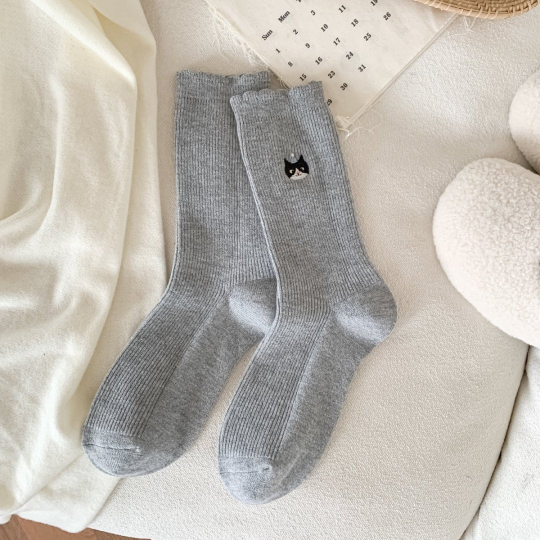Autumn Winter Faux Wool Thick Womens Socks