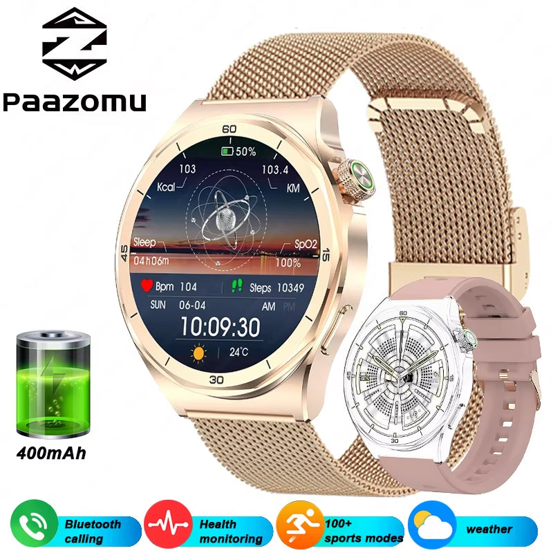 New Bluetooth Calling Men'S Smart Watch 360 * 360 HD Large Screen Heart Rate IP68 Waterproof Outdoor Sports Women'S Smart Watch