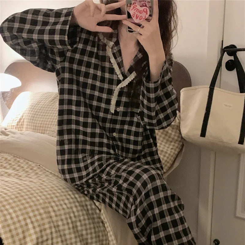 Womens Sweet Princess-Style Home Pajama Set