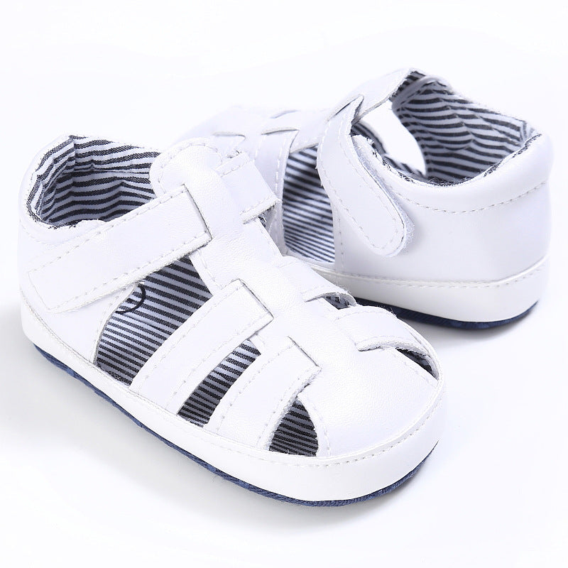 Baby Solid Color Soft-soled Hollow Toddler Sandals