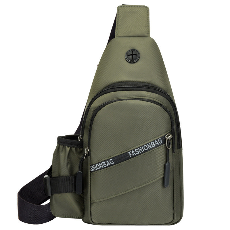 Men's Casual And Fashionable Chest Bag Portable And Breathable