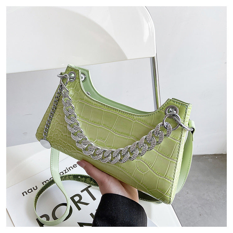 Color-changing Underarm Temperament Wild Chain Bag