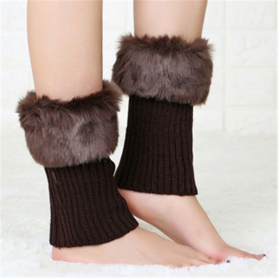 Autumn And Winter New Woolen Boots Cover