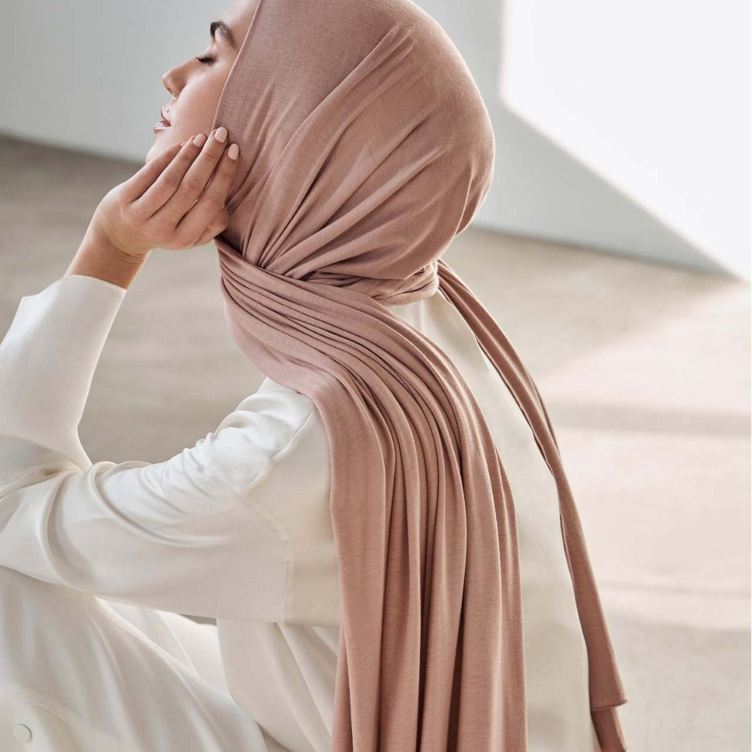 Malaysia Pure Color Modal Curling Mercerized Cotton Scarf