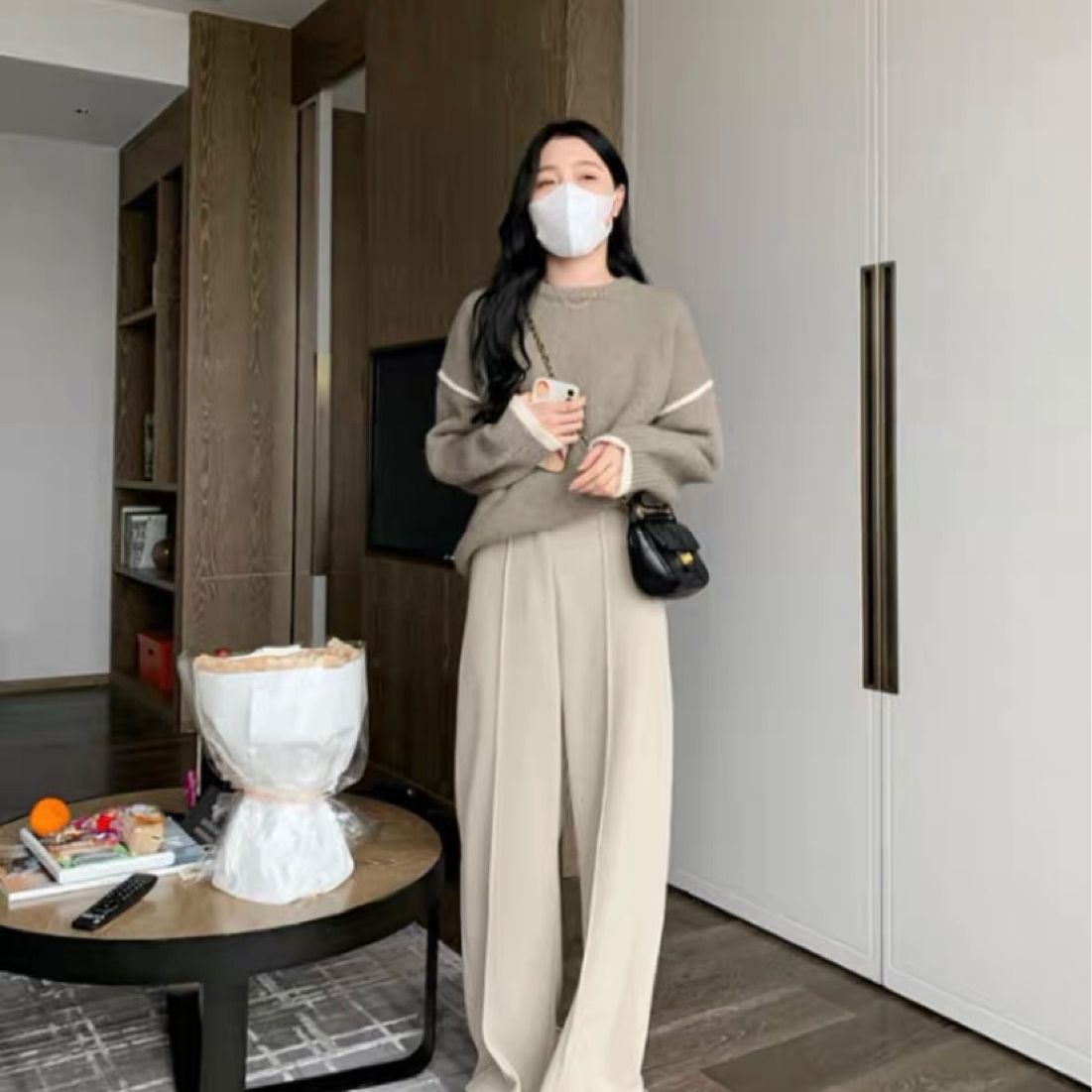 New Cashmere Thickened Knitting Pullover Loose Top