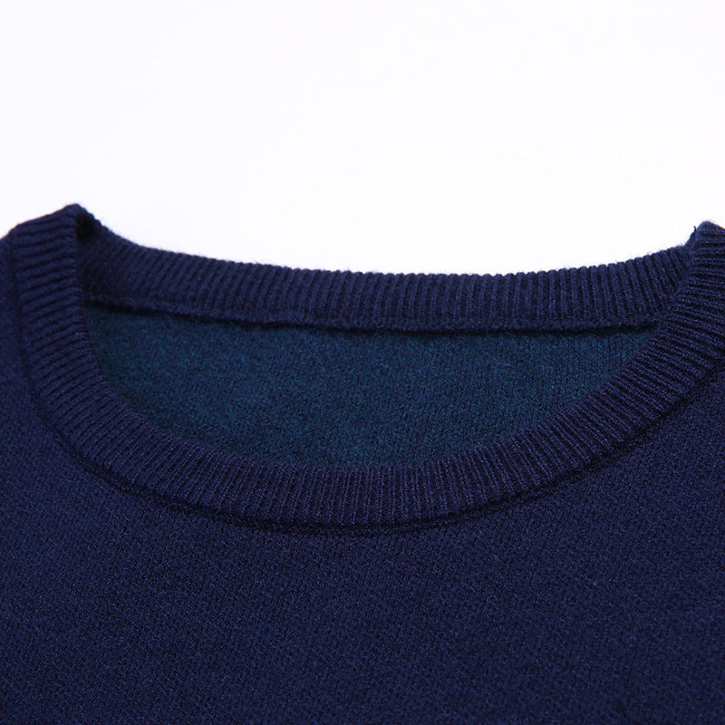Rundhalset Jacquard Cardigan til Mænd – Casual