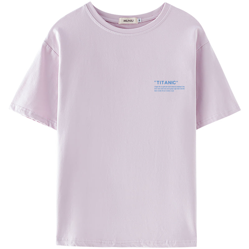 Women's Summer New Casual Cotton Printed T-shirt