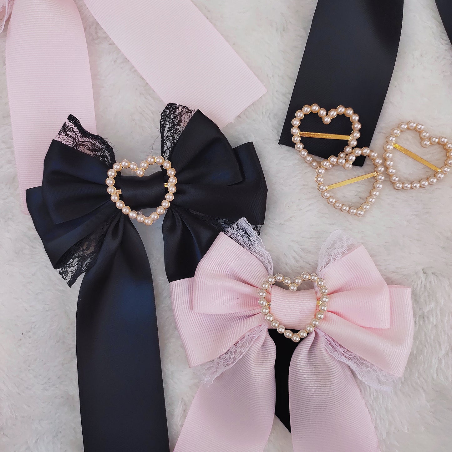Lace Love Rhinestone Hairpin Clip