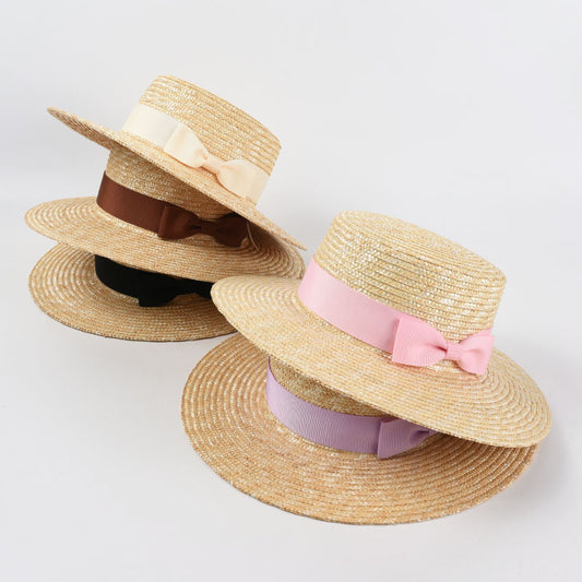 Women's Summer New Bow Straw Hat