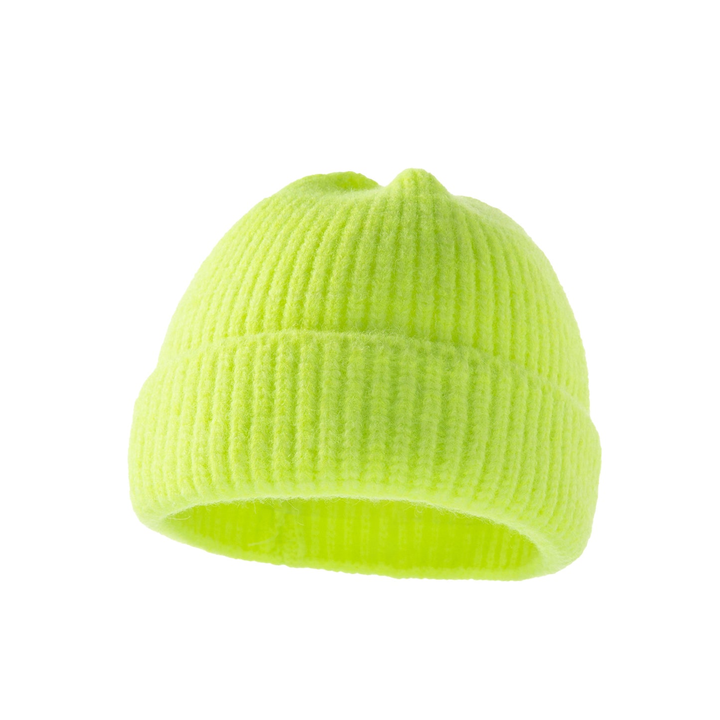 Autumn And Winter Acrylic Wool Warm Plain Hat