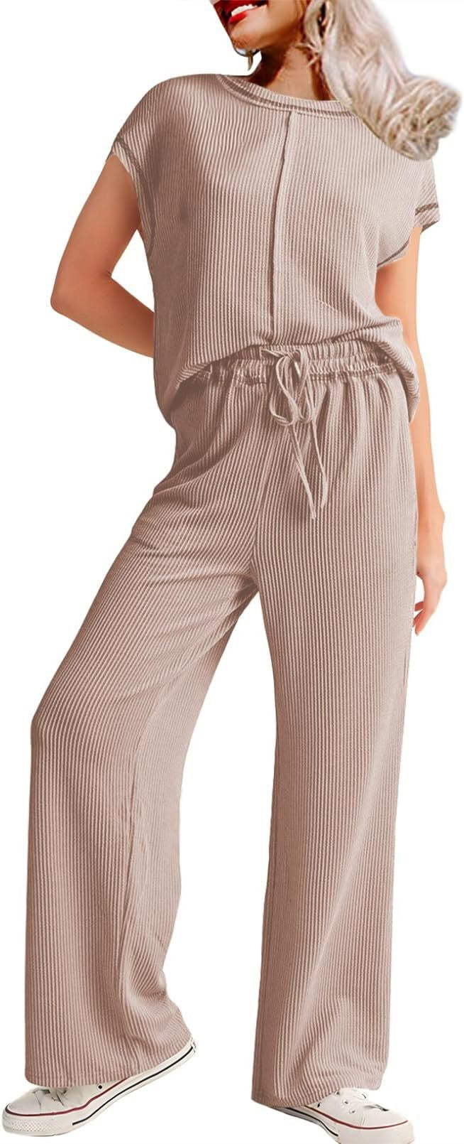 Three-quarter Sleeve Casual Women's Pants Loose And Slimming Trousers