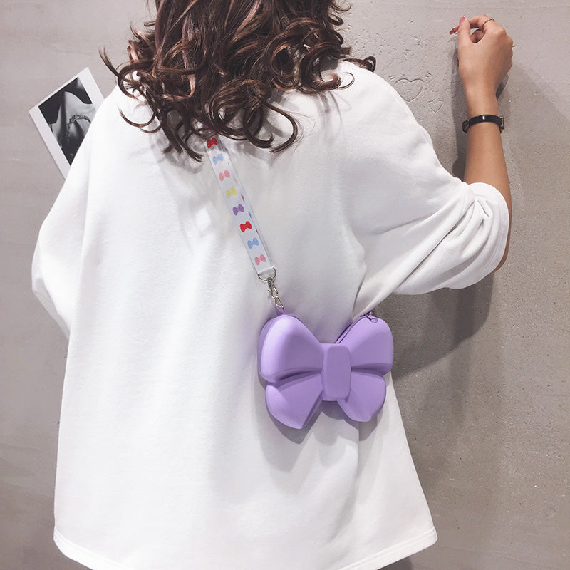Cute Cartoon Bow Mobile Phone Bag All-match One Shoulder Messenger