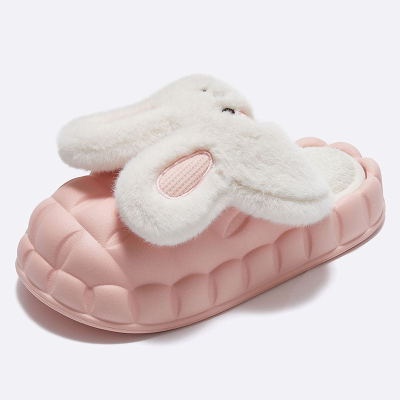 Cute Cartoon Bunny Couple Household Indoor Removable And Washable Slippers