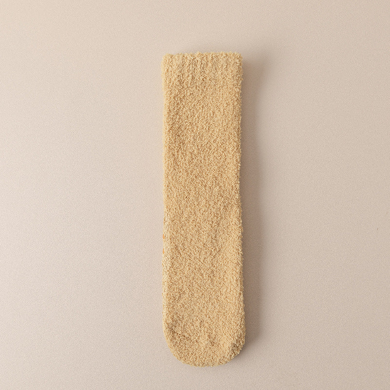 Coral Fleece Socks Women's Thickened