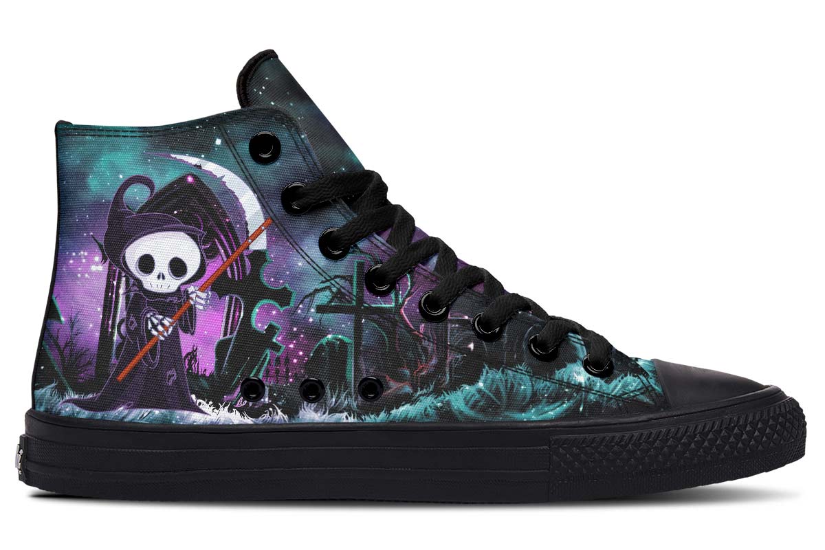 Printed Couple High-top Canvas Shoes