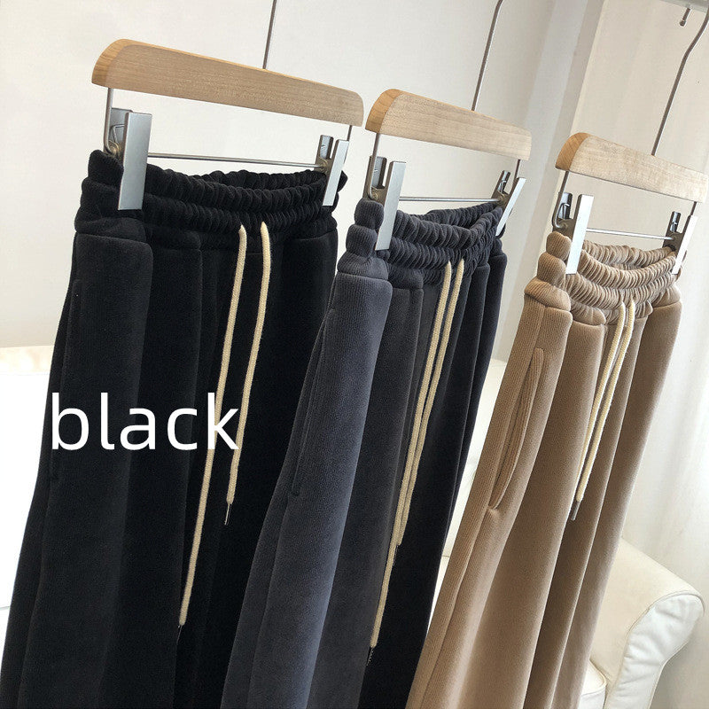Women's Warm Plush Sports Casual Pants