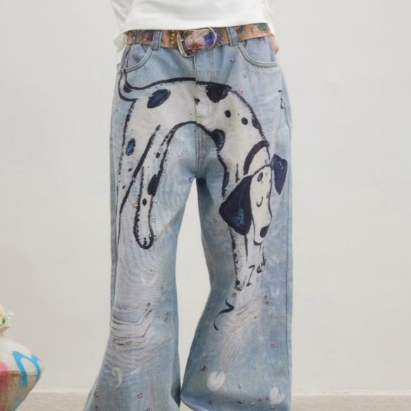 Artsy And Trendy Casual Jeans