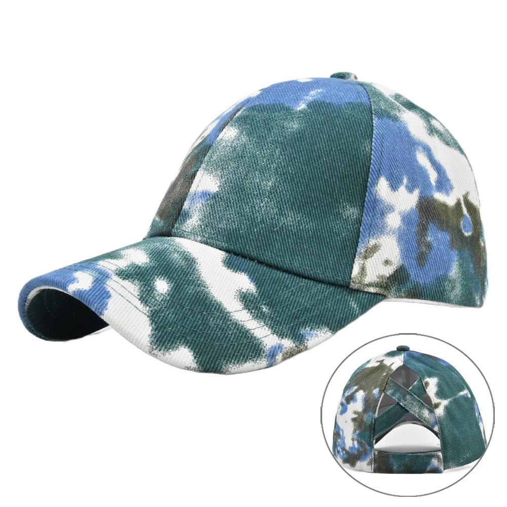 Women's Tie Dye Crossover Baseball Hat