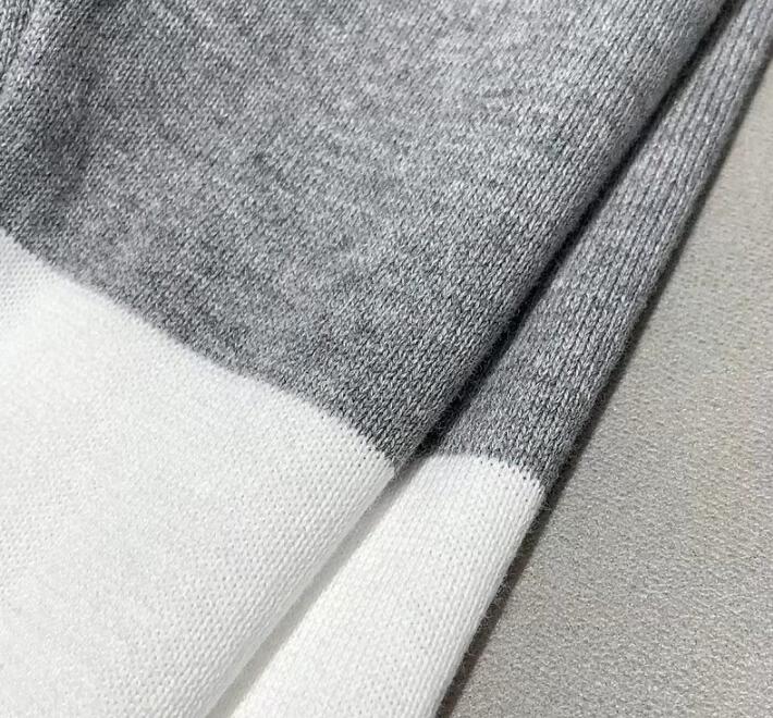 Contrast Stitching Men's Trend Knit Sweater