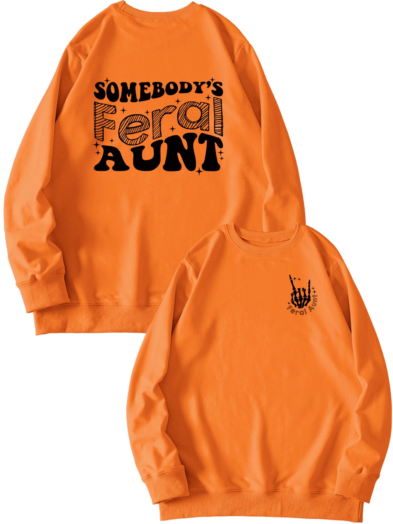 Printet sweatshirt til damer - Løs og alsidig