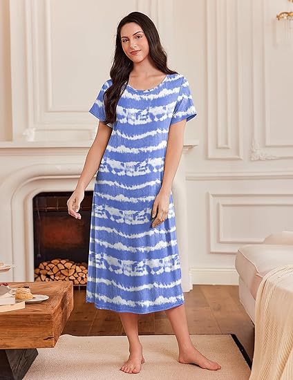 Women's Solid-Colored Soft And Comfortable Long House Dress