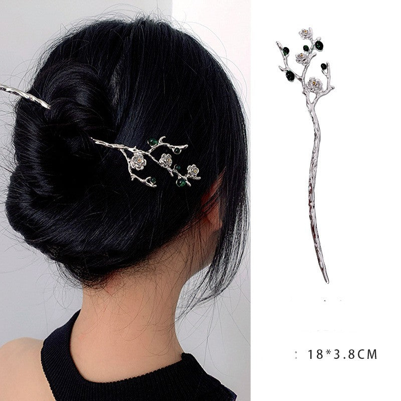 Moonstone Ancient Style Simple Female Fringed Hairpin